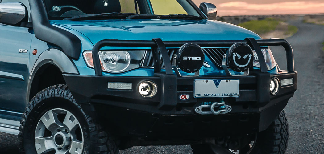 Opposite Lock Bull Bar Fog Light LED Upgrade