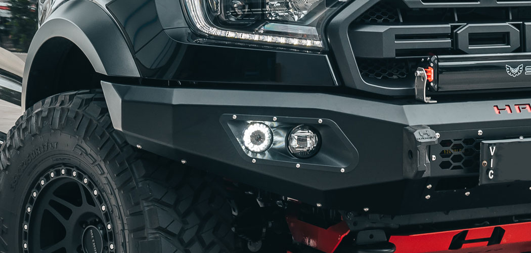 Hamer 4x4 Bull Bar Fog Light LED Upgrade