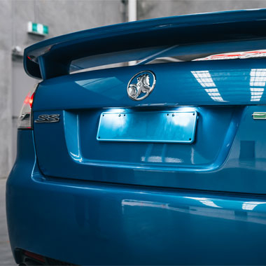 Holden VE SS Commodore LED Number Plate Conversion