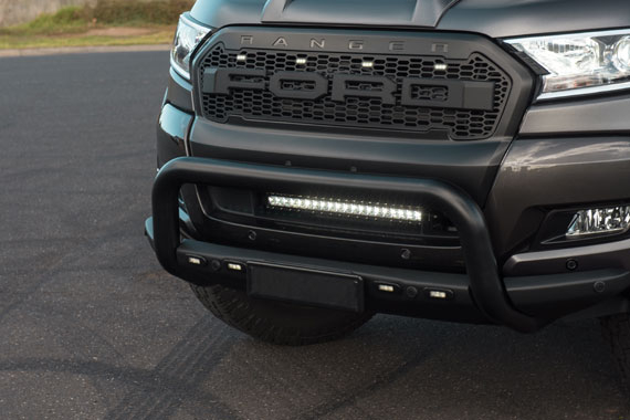 Ford Ranger PXII Lower Grille Mount LED Light Bar and Bracket