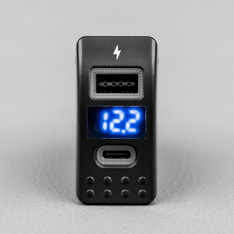 Orange Rocker Style Usb Switches & Accessories