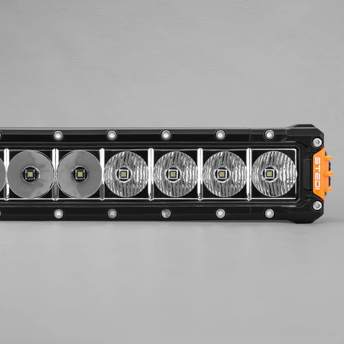 A macro of a STEDI™ ST3301 Pro 24.5" 16 LED Light Bar.