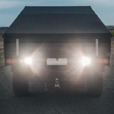 LED Rear Light Reverse Flush Mount