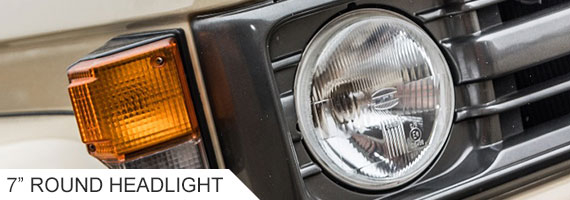 Landcruiser 75 Series Round Headlight