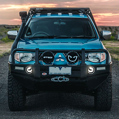 LED Fog Light Upgrade Opposite Lock Bull Bar OSRAM Universal